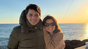 A atriz Vanessa Giácomo em evento público