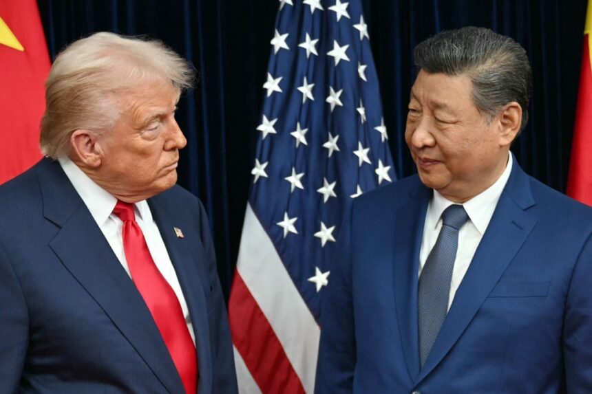 O presidente dos EUA, Donald Trump, e o líder da China, Xi Jinping