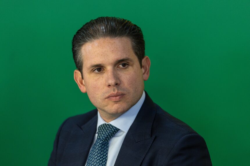 Presidente da Câmara dos Deputados, Hugo Motta no Palácio do Planalto