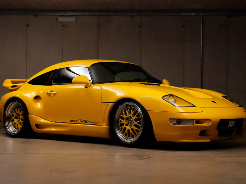 Gemballa Extremo amarelo baseado no Porsche 911 Type 993