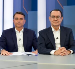 Flávio Bolsonaro e Augusto Cury
