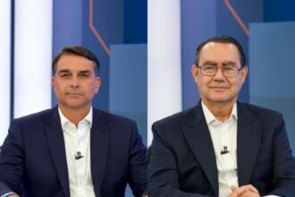 Flávio Bolsonaro e Augusto Cury