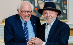 Presidente da República, Luiz Inácio Lula da Silva, durante Audiência ao Senador Bernie Sanders, realizado na residência Oficial, Nova York