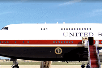 Novo Air Force One na Base Conjunta Andrews
