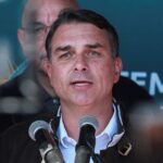 Senador Flávio Bolsonaro, candidato à Presidência da República pelo PL — Foto: Diego Vara/Reuters