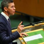 Presidente do Paraguai, Santiago Peña, discursa na 81ª Assembleia Geral das Nações Unidas