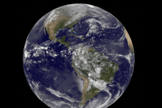 Planeta Terra em imagem fornecida pela Nasa