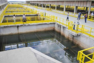 Infraestrutura de saneamento para abastecimento de água e coleta de esgoto