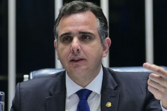 O senador Rodrigo Pacheco
