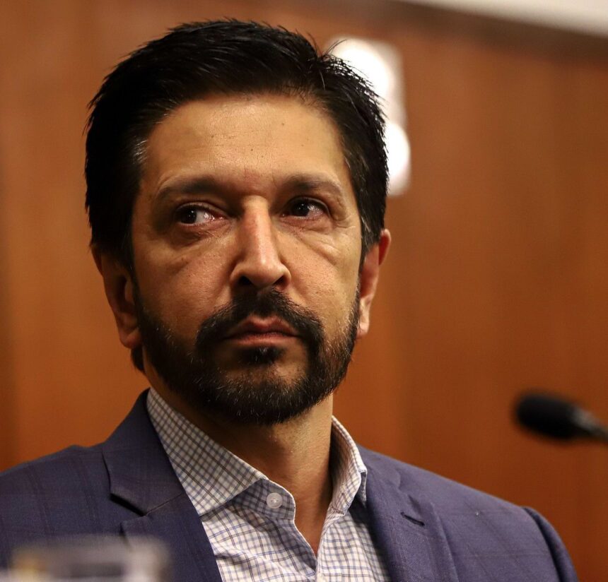 O prefeito de São Paulo, Ricardo Nunes (MDB)