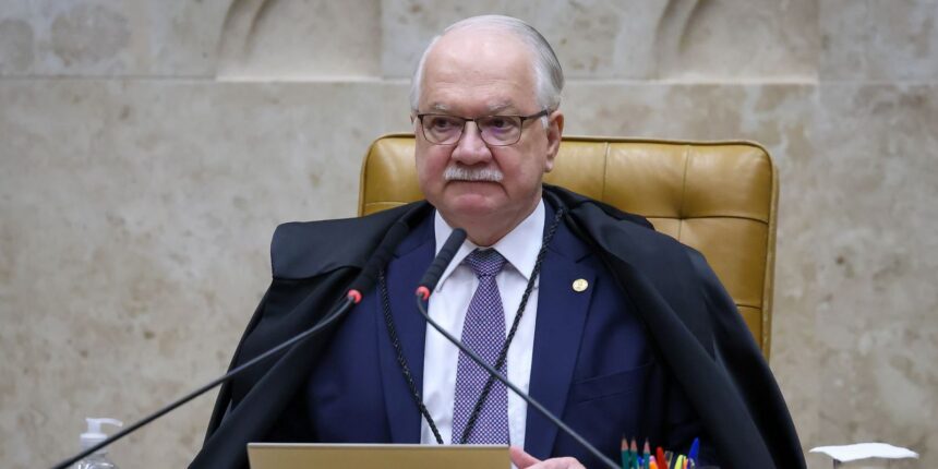 Sessão plenária do STF. Na foto o presidente Edson Fachin. Foto: Gustavo Moreno/STF