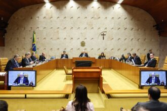 Fachada e instalações do Supremo Tribunal Federal em Brasília