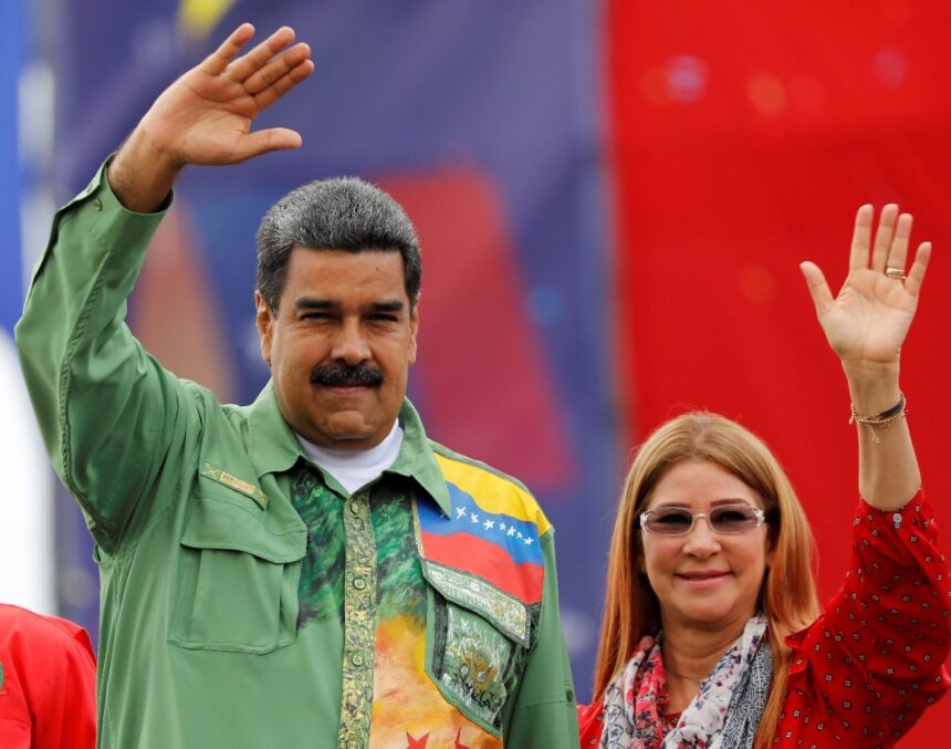 Nicolás Maduro e Cilia Flores