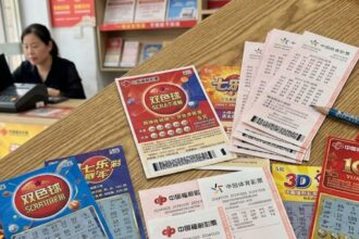 Bilhetes de loteria estatal na China