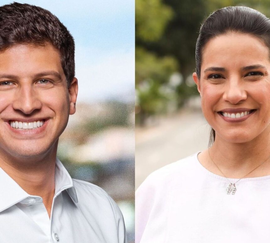 João Campos e Raquel Lyra em disputa pelo governo de Pernambuco