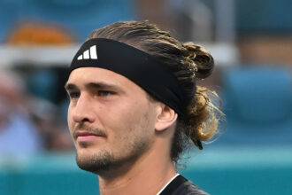 Alexander Zverev durante a temporada de 2026