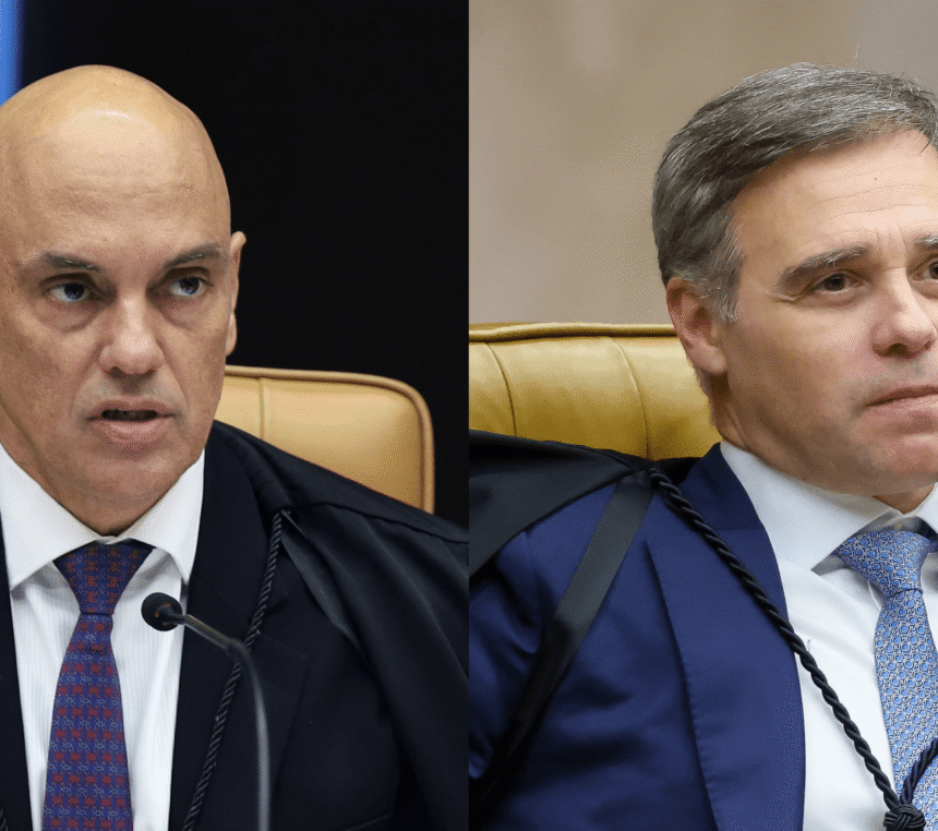 André Mendonça e Alexandre de Moraes, ministros do STF
