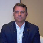 O senador e pré-candidato à Presidência da República pelo PL, Flávio Bolsonaro
