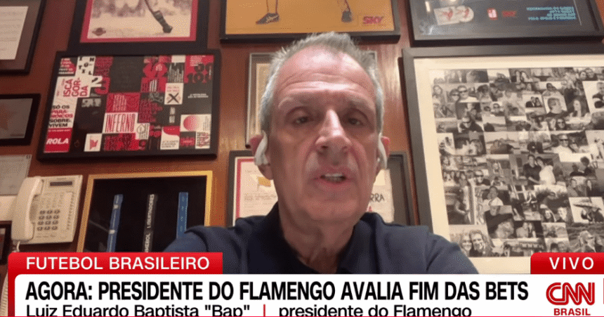 Luiz Eduardo Baptista, presidente do Flamengo