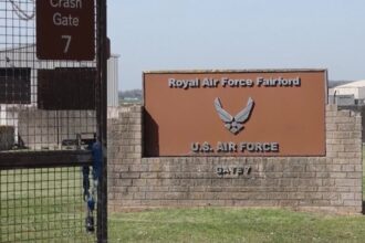 Base aérea de Fairford, no Reino Unido