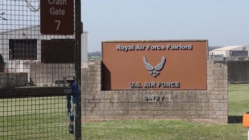 Base aérea de Fairford, no Reino Unido