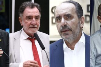 Cleitinho Azevedo (Republicanos), Patrus Ananias (PT), Alexandre Kalil (PDT) e Mateus Simões (PSD)