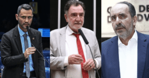 Urna eletrônica em destaque durante votação no Brasil