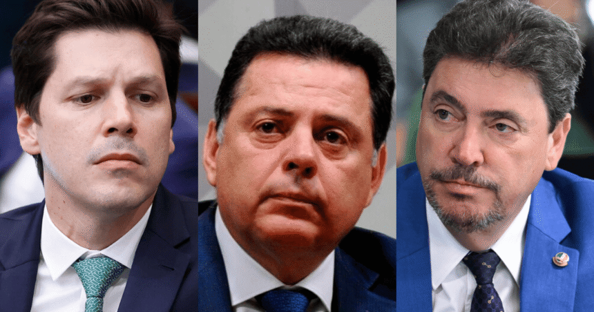 Daniel Vilela, Marconi Perillo e Wilder Morais