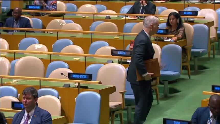 Plenário da Assembleia Geral da ONU em Nova York