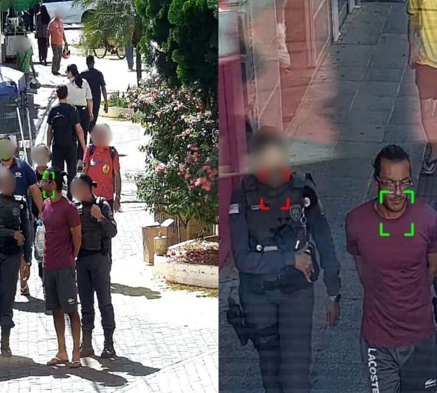 Totem de segurança usado para reconhecimento facial no Espírito Santo