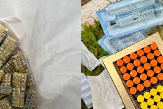 Ampolas de medicamentos apreendidas pela Receita Federal