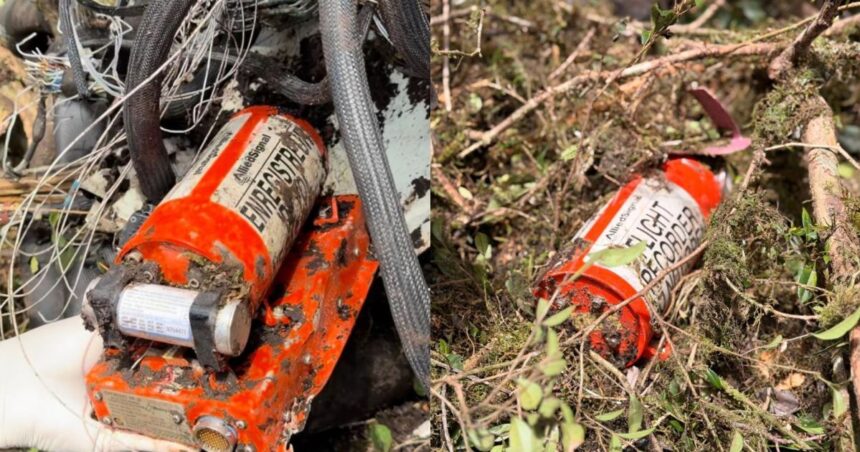 Destroços de helicóptero investigado pelo CENIPA