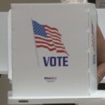 Cabine de votação nos EUA