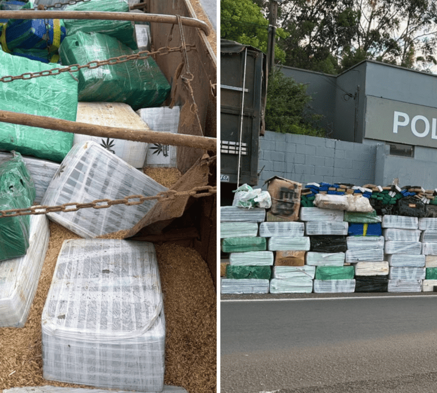 Apreensão de maconha em carga de aveia em Pirapozinho