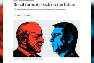 Economist critica Lula e Flavio Bolsonaro em editorial a menos de duas semanas das eleições