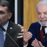 Flávio Bolsonaro e Lula