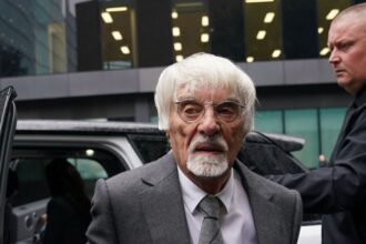 Bernie Ecclestone durante evento da Fórmula 1