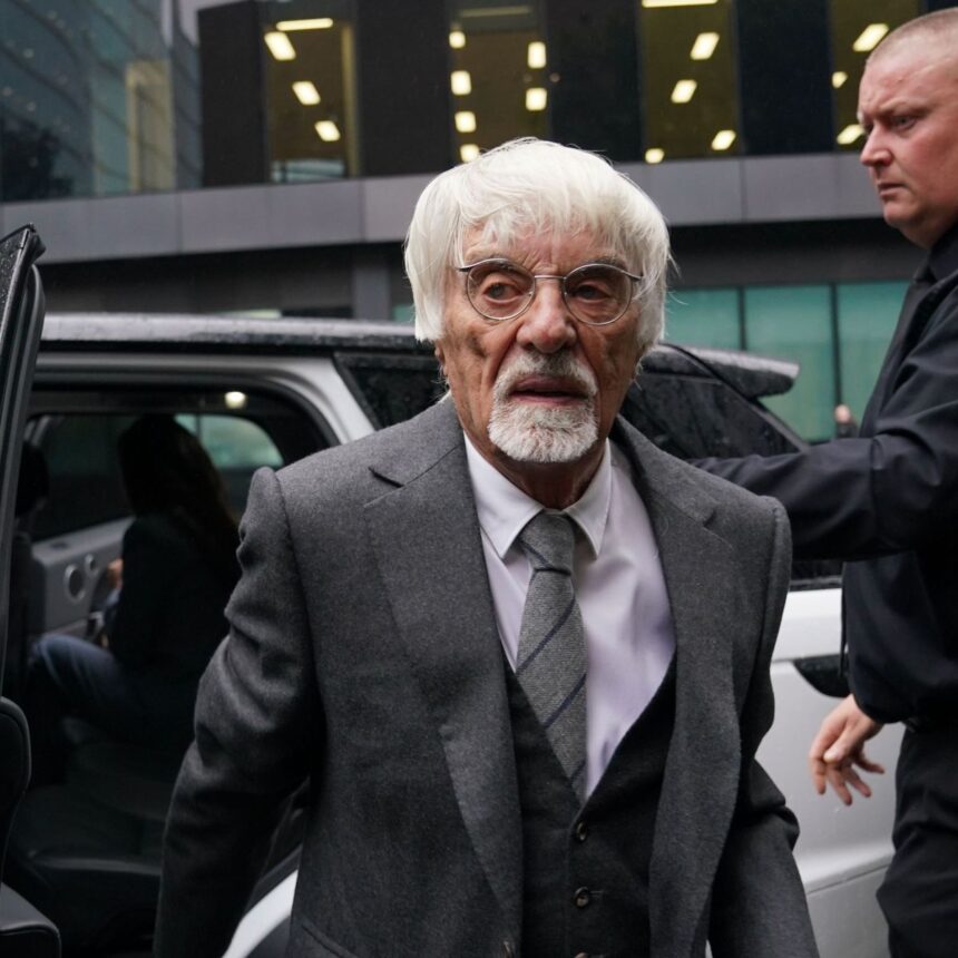 Bernie Ecclestone durante evento da Fórmula 1