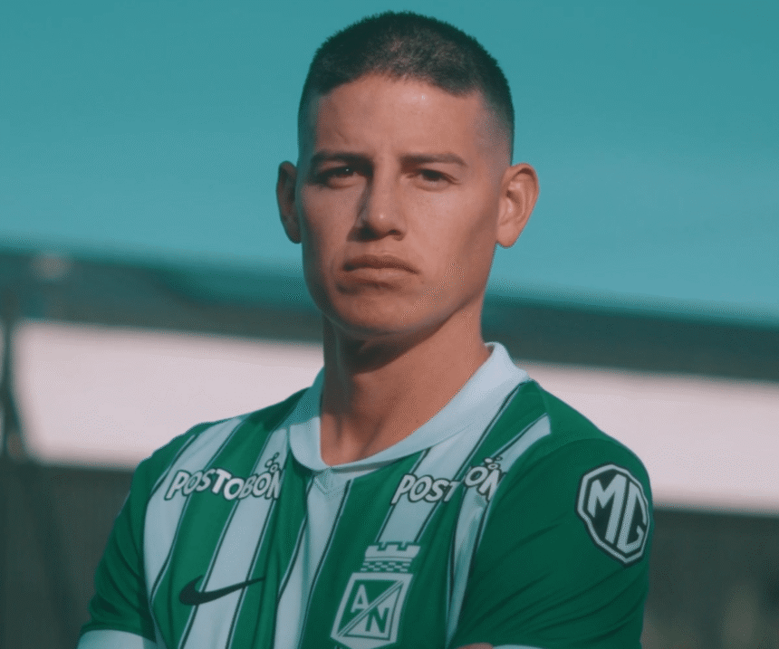 James Rodríguez assina com Atlético Nacional até junho de 2027