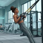 TRX usa suspensão para ganhar força, equilíbrio e estabilidade
