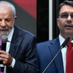 Urna eletrônica em votação no Brasil