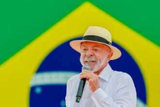 O presidente e candidato a reeleição Luiz Inácio Lula da Silva