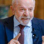 O presidente da República, Luiz Inácio Lula da Silva, durante entrevista ao jornal "SBT Brasil"