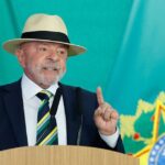 O presidente da República, Luiz Inácio Lula da Silva, durante o anúncio do atendimento Sem Fila na Previdência Social, no Palácio do Planalto, em Brasília (DF)