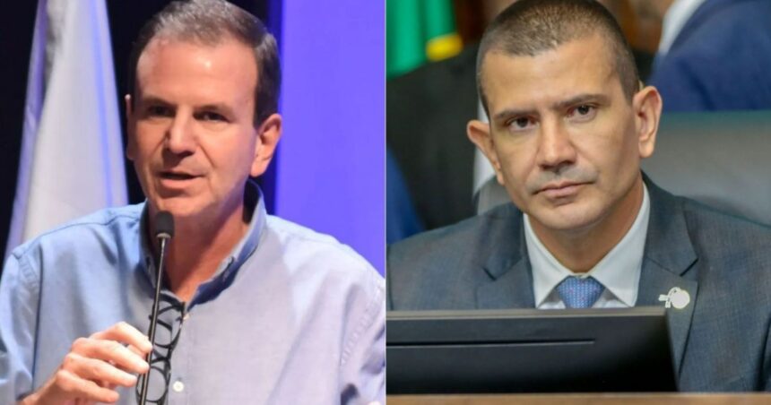 Eduardo Paes (PSD) e Douglas Ruas (PL)