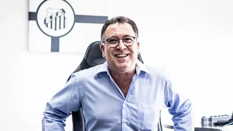 Marcelo Teixeira, presidente do Santos FC
