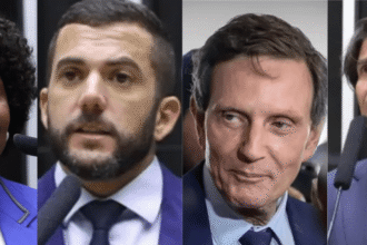 Benedita da Silva, Carlos Jordy, Marcelo Crivella e Pedro Paulo