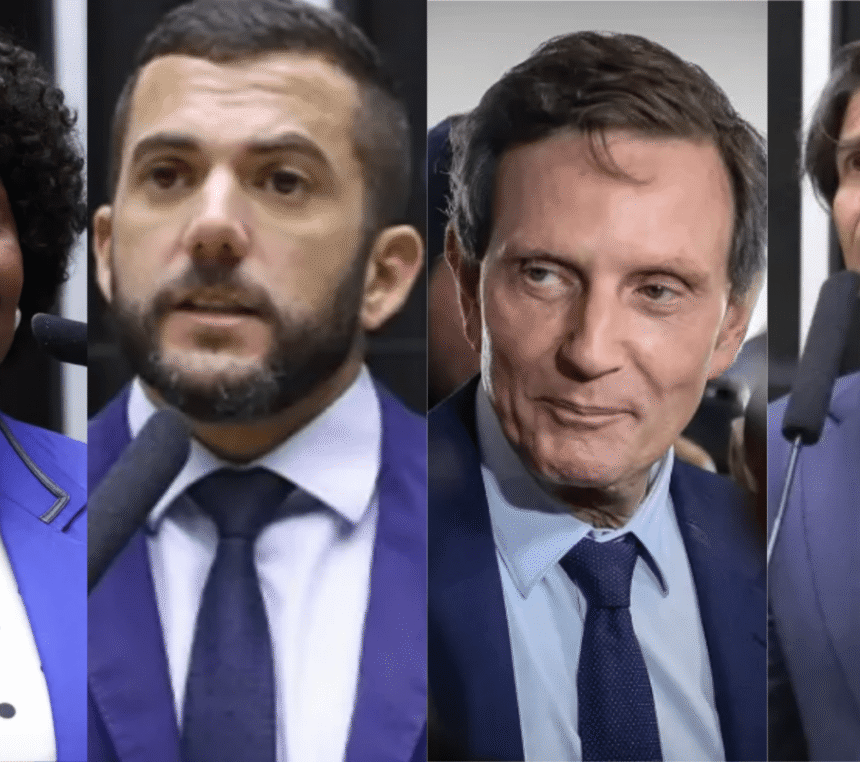 Benedita da Silva, Carlos Jordy, Marcelo Crivella e Pedro Paulo