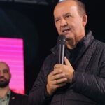 Governador Jorginho Mello em evento oficial