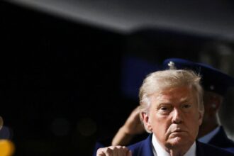 Donald Trump durante evento nos Estados Unidos